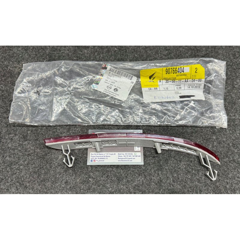 Luz Esquerda Parachoques Traseiro	Opel Astra K