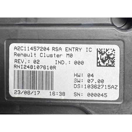 Renault Clio / Captur / Trafic Quadrante
