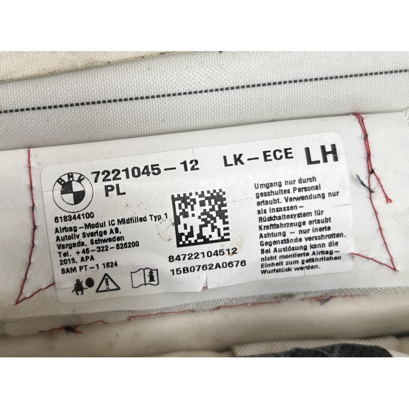 BMW F30 Cortina Airbag Esquerda