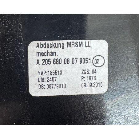Mercedes Benz W205 Revestimento Coluna Direção