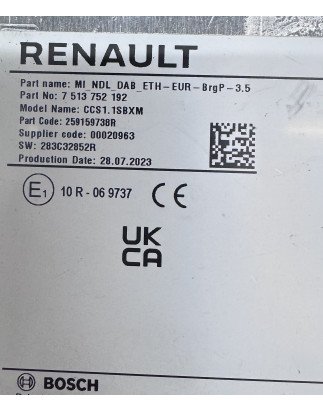 Renault Clio V  Radio