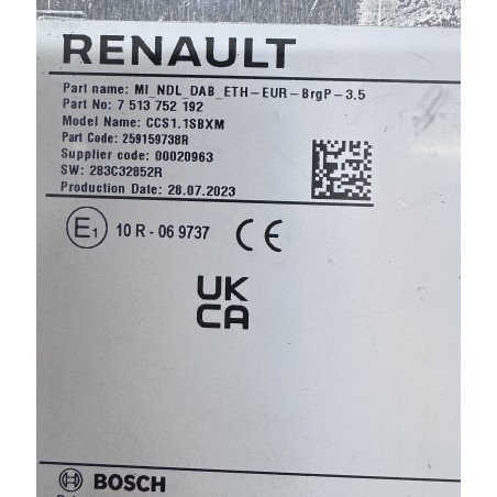 Renault Clio V  Radio