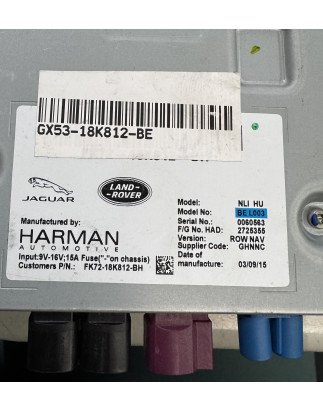 Jaguar XE Radio