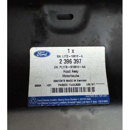 Ford Puma II Capô