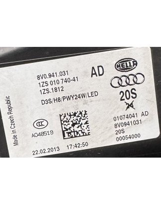 Audi A3 S3 RS3 8V Otica Esquerda