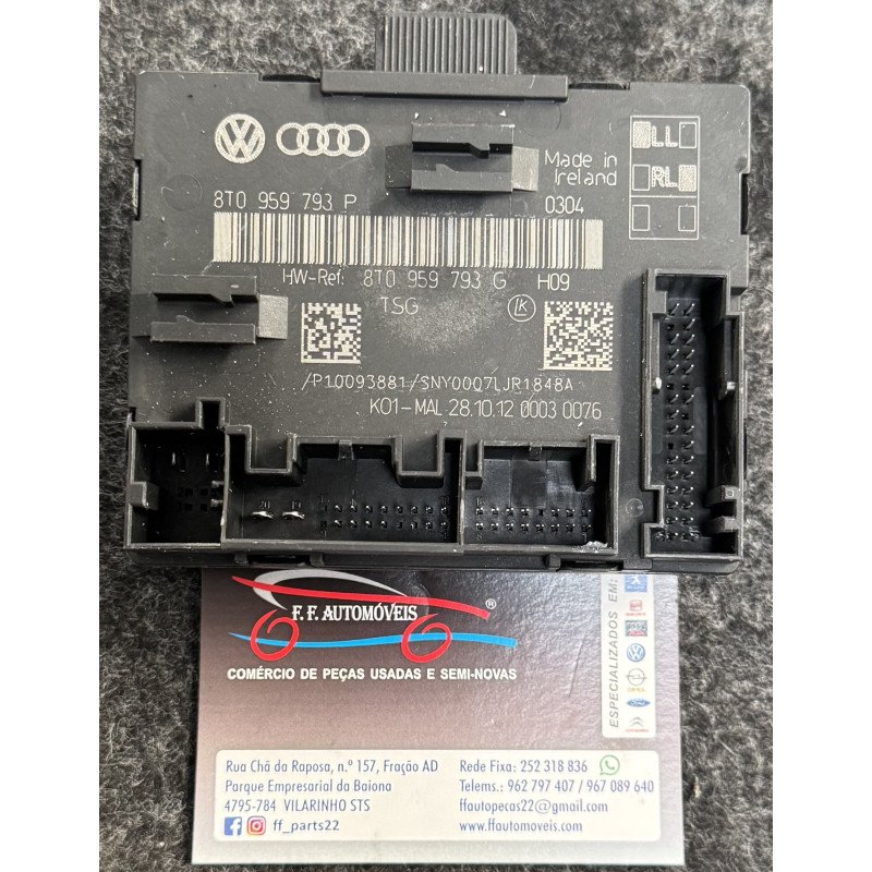 Módulo Porta Frente Esquerda Audi A5 8T Módulo Porta Frente Esquerda Audi A5 8T