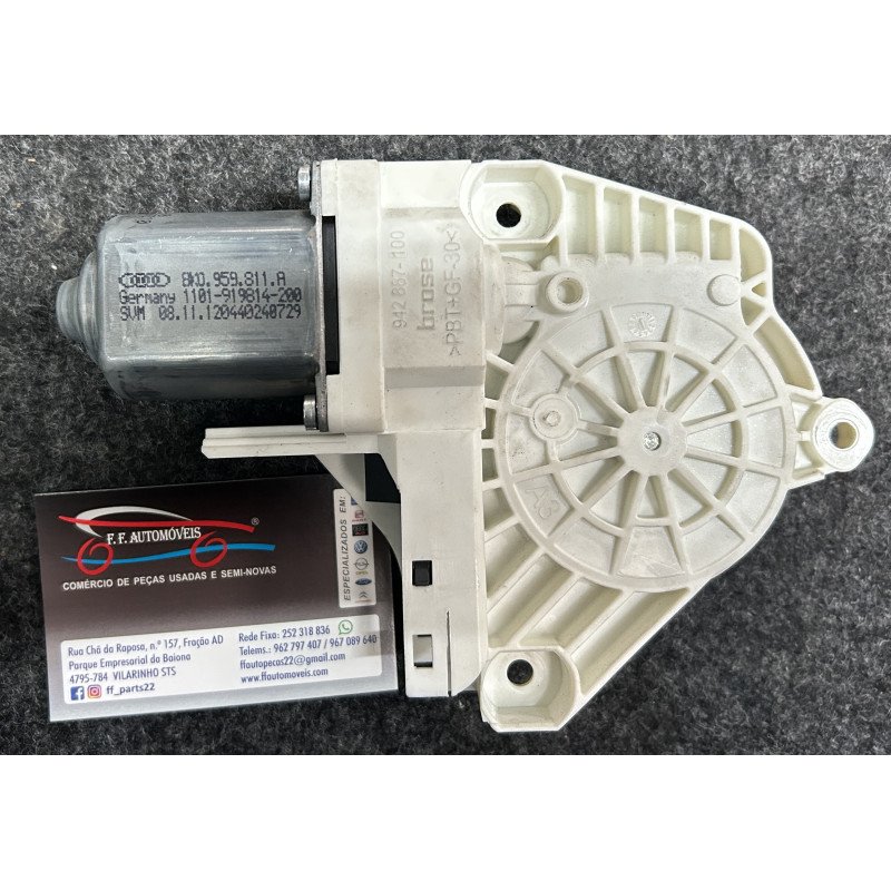 Motor Vidro Trás Esquerdo	Audi A4 B8